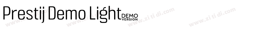 Prestij Demo Light字体转换